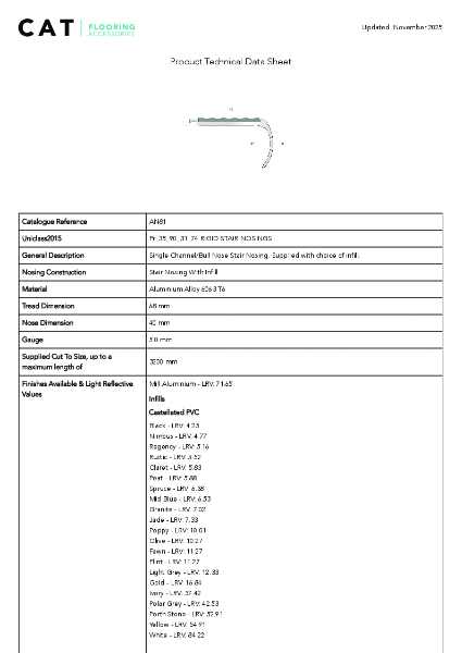 AN81 Mill Aluminium Technical Datasheets