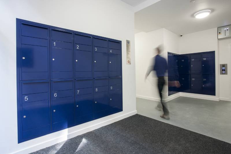 Camden Road - Manual Parcel Delivery Boxes