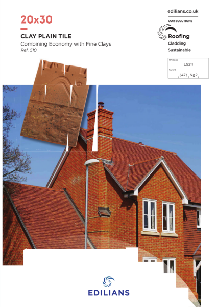 Edilians 20 x 30 plain tile brochure