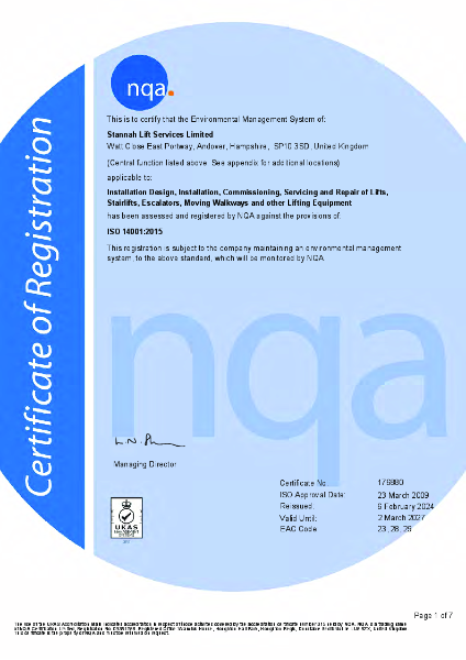 ISO 14001 Environmental Management