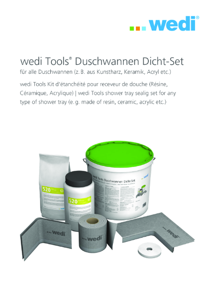 Installation Guide - wedi Tools Shower Tray Sealing Set