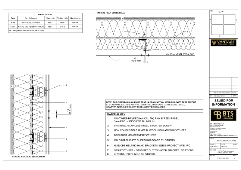 Vantage® MF Specification