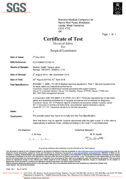 European Technical Approvals