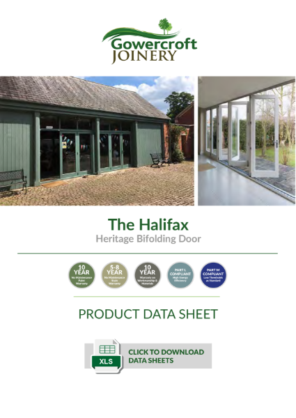 Halifax Heritage Bifold Door Data Sheet