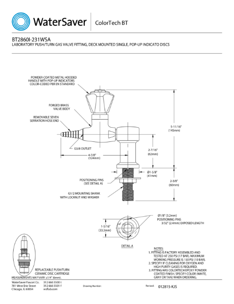 BT2860I-231WSA Drawing