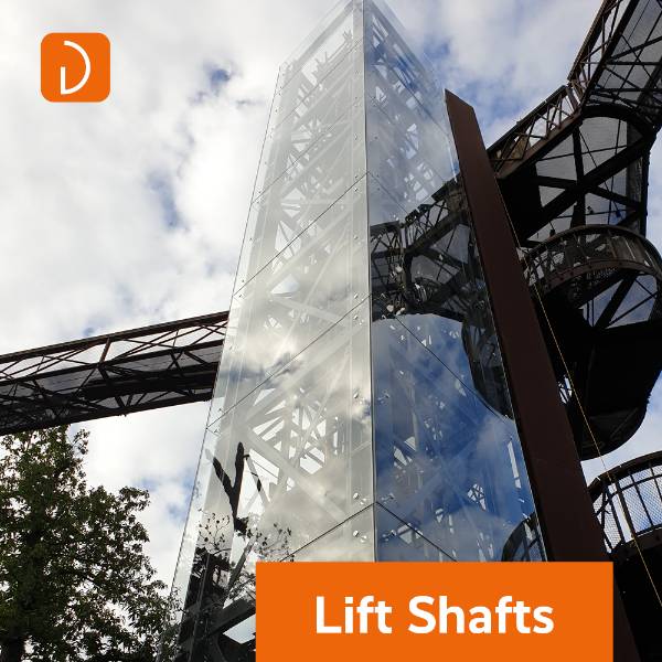 Glass Lift Shaft Enclosures - Architectural Glazing