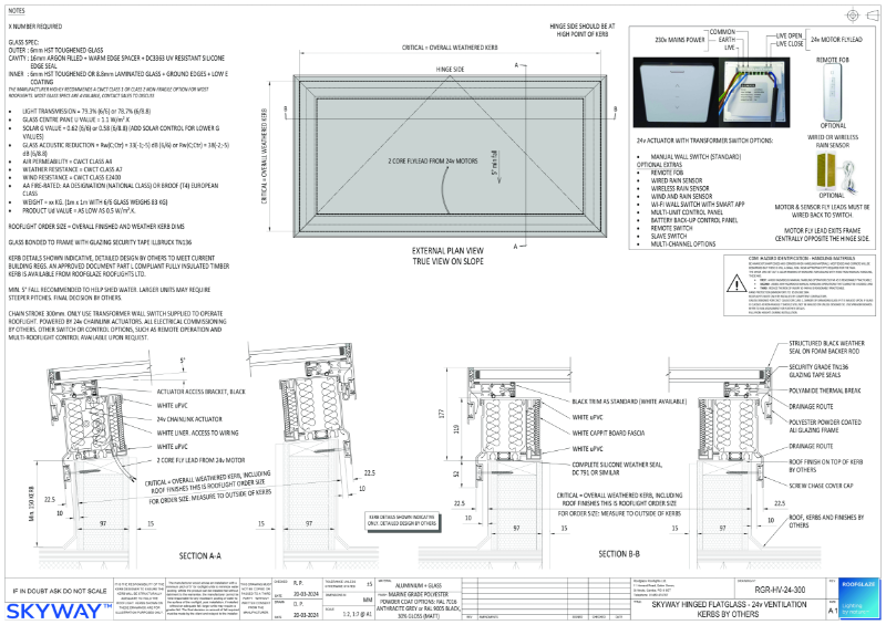 DWG Electric Hinged Ventilation