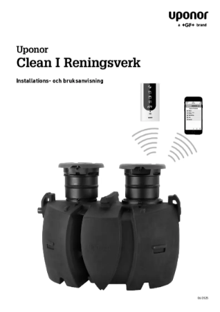 Installations och Bruksanvisning Clean I 2025