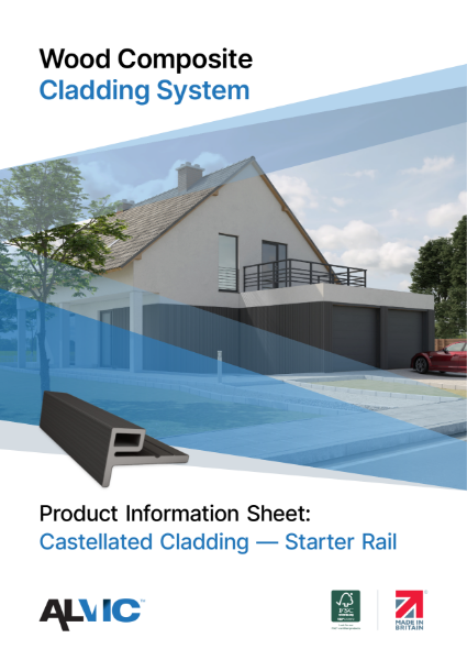 Product Information Sheet: Starter Rails - Castellated Composite Cladding System