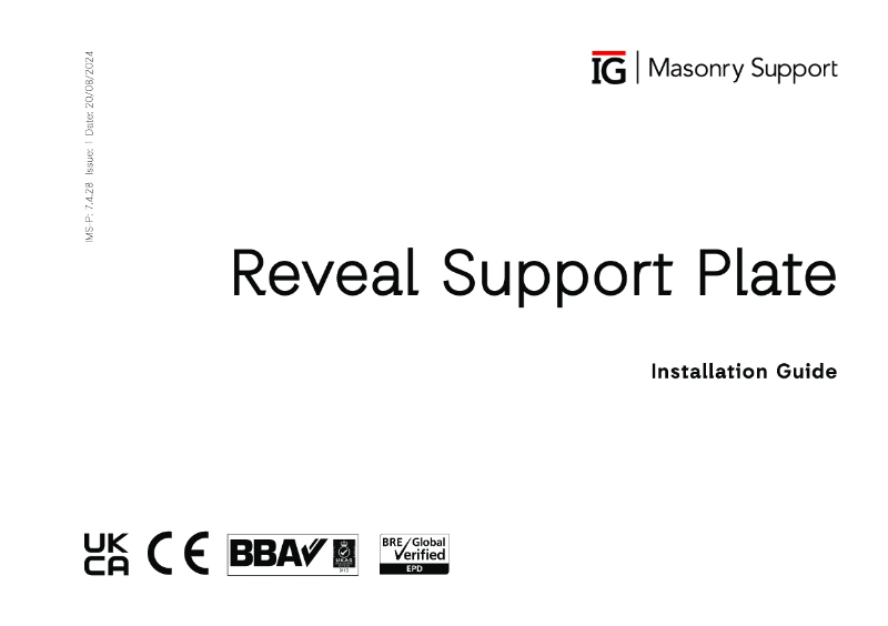 Reveal Support Plate Installation Guide