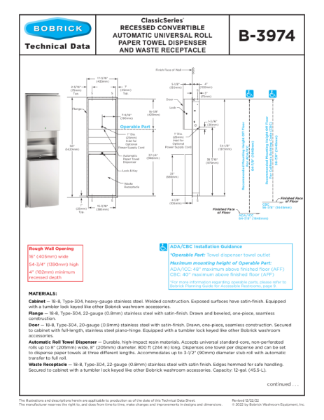 B-3974 Technical Data Sheet