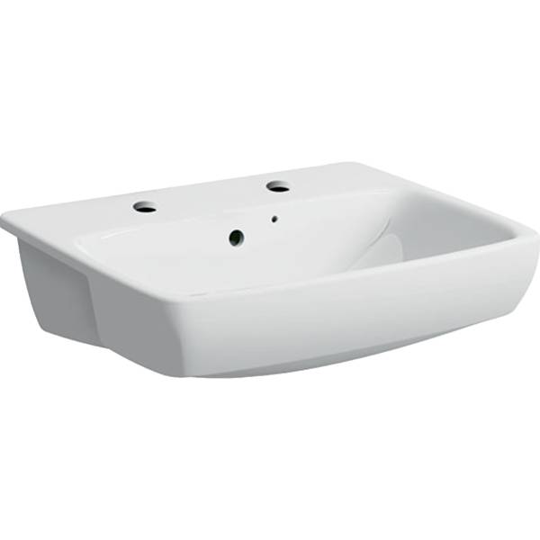 Selnova Square semirecessed washbasin