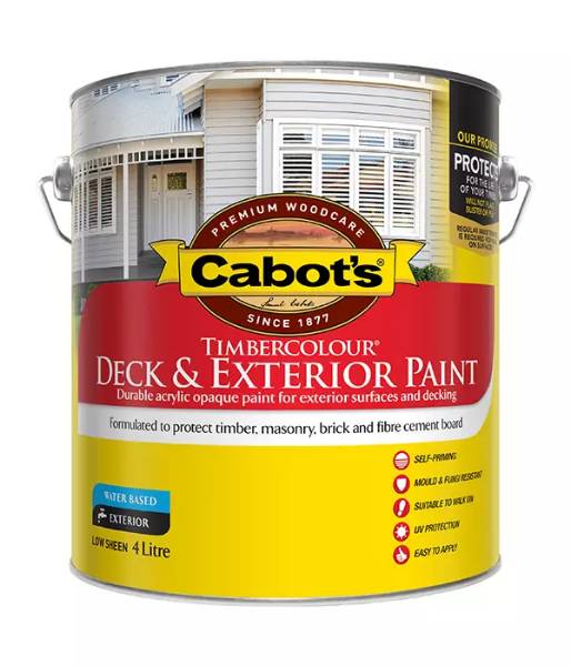 Cabot's Timbercolour Deck & Exterior Paint 