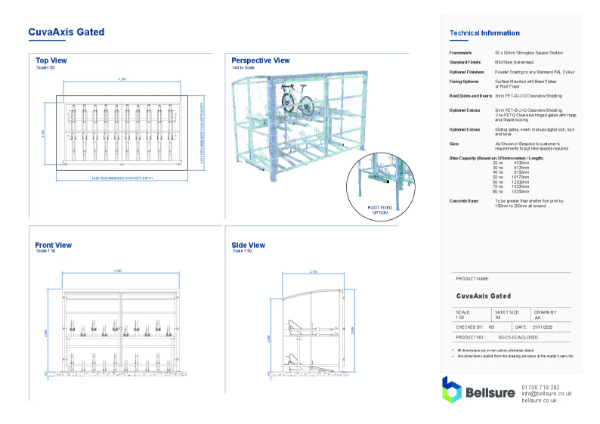 CuvaAxis Gated Datasheet