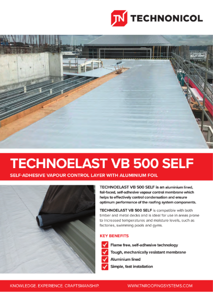 TN TECHNOELAST VB 500 Self Adhesive VCL