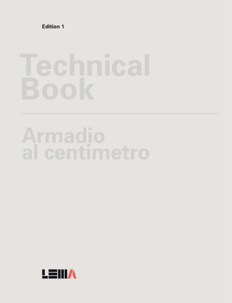Lema Technical Book - Wardrobes