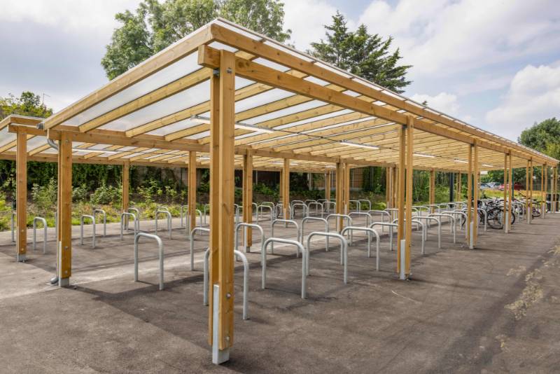 Sheldon Cycle Shelter | Langley Design | NBS Source