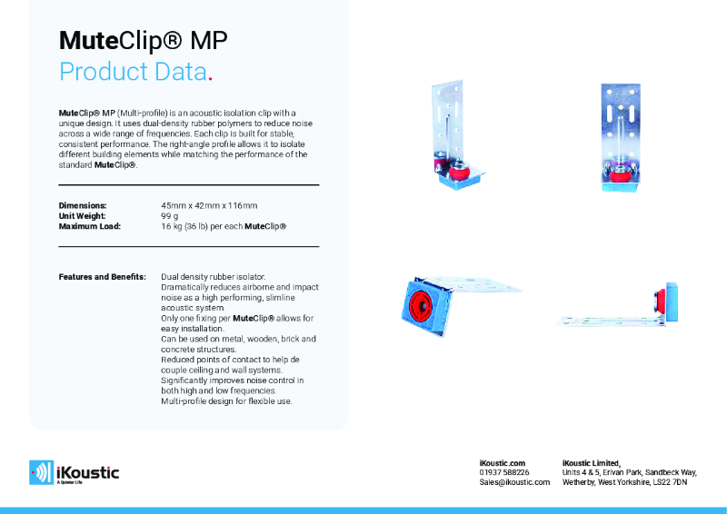 MuteClip® MP Data Sheet