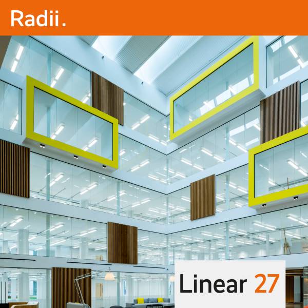 Linear 27 Extended Height Single Glazed 27mm Glass Partition System