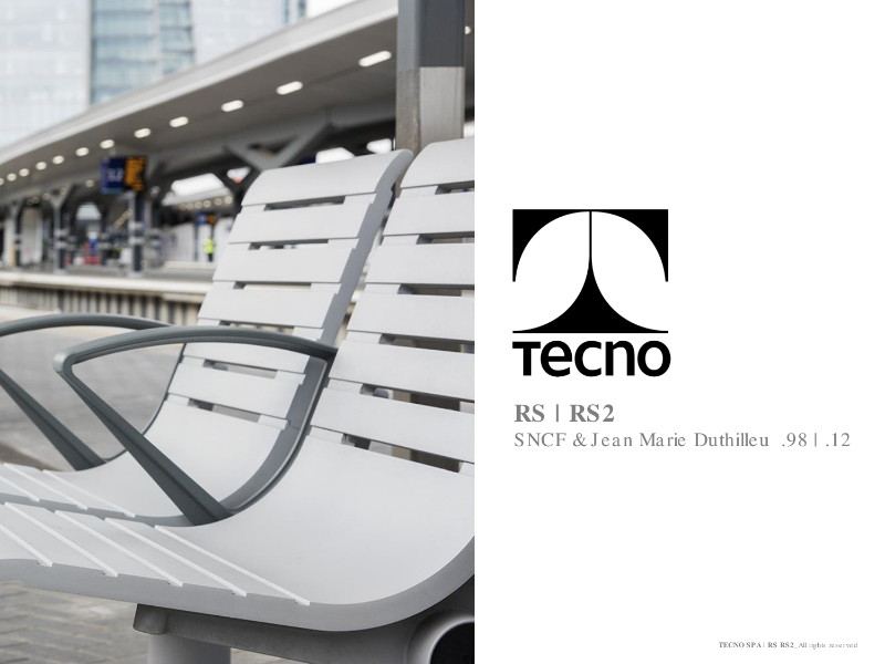 Tecno - RS  RS2 public seating