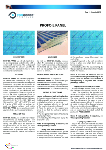 PROFOIL PANEL