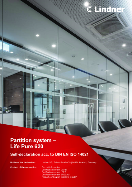 Lindner Life Pure 620 - Self-declaration 