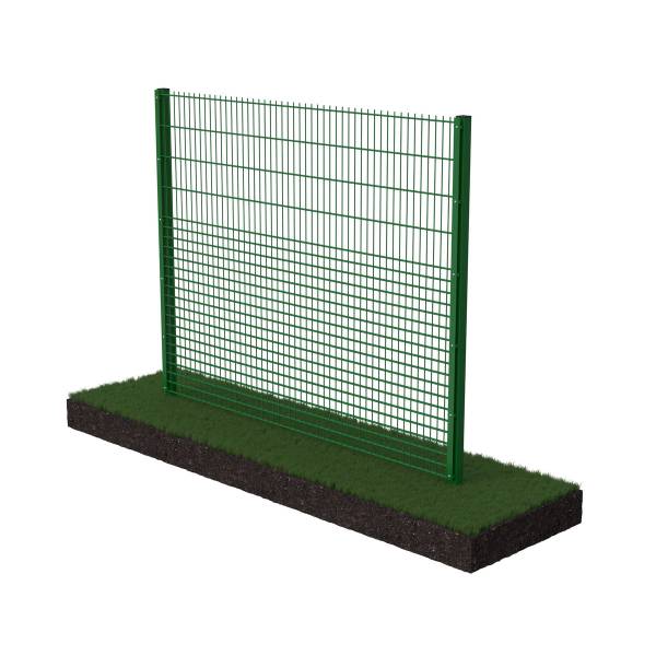 Post, wire and mesh fence systems