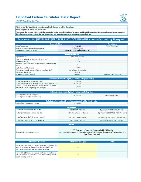 NFSTI-SMT2 CIBSE TM65
