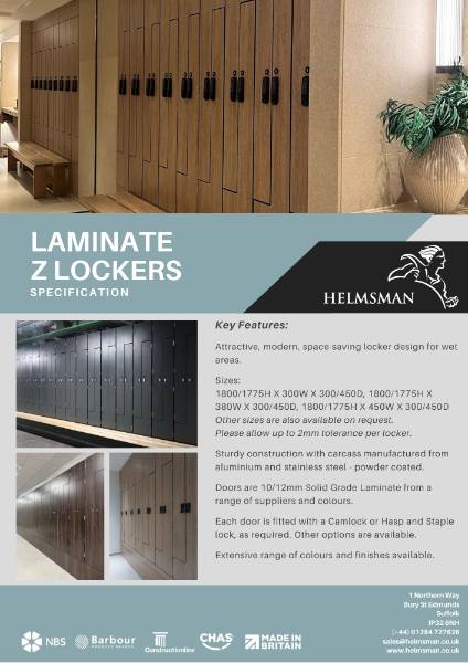 Z Lockers - Wet Area