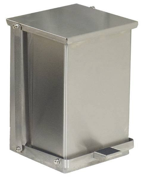Foot-Operated Waste Receptacle, 8-Gallon B-220816