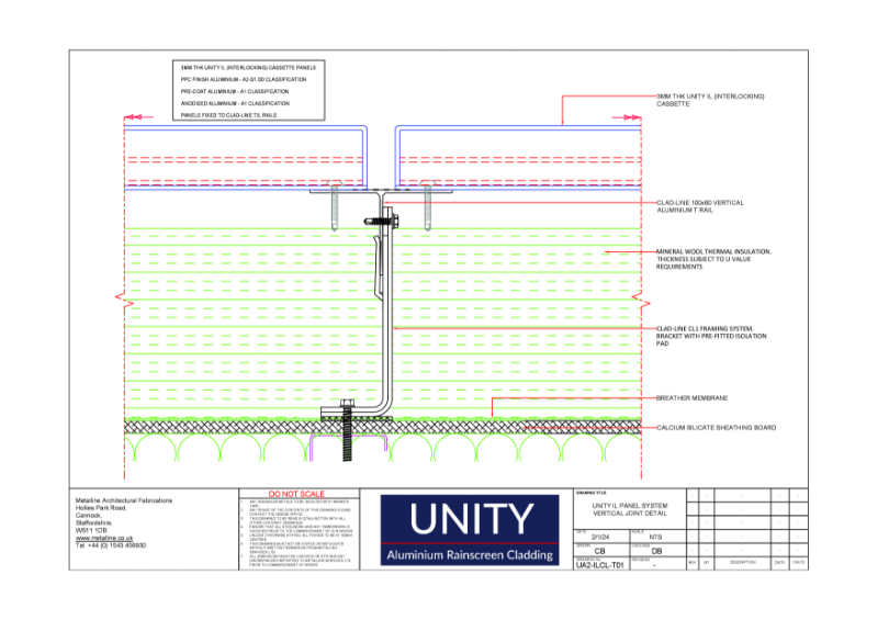 Unity A1 IL-T01 Technical Drawing