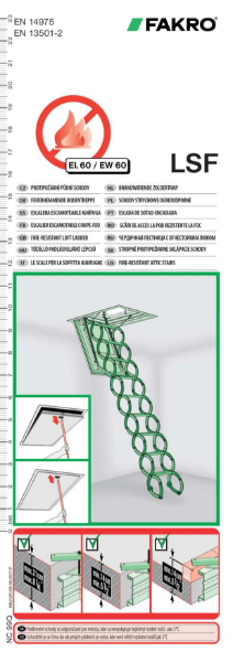 Fakro Metal Loft Ladder Instruction Manual