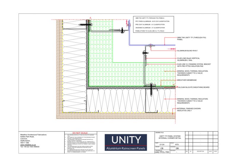 Unity A1 TF-05 Technical Drawing