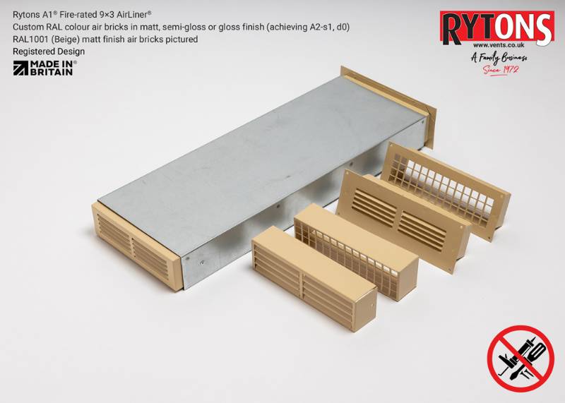 Rytons A1® Fire-rated 9 × 3 AirLiner®