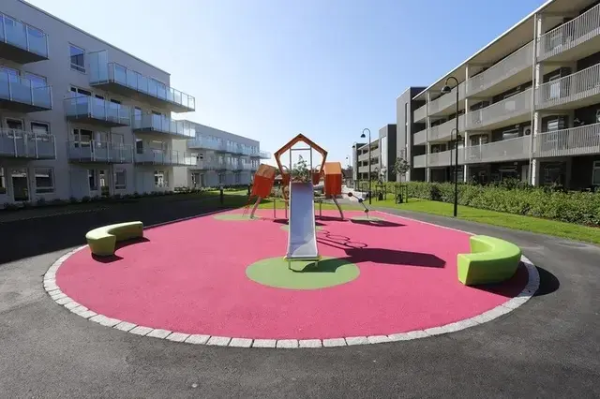Fallunderlag - Helstøpt fallunderlag EPDM 200 cm