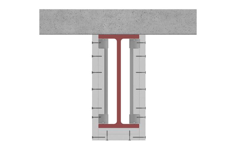 3 Sided Beam Protection up to 2000 mm Deep. Board To Framed Casing Fix – ST VLUX-016S