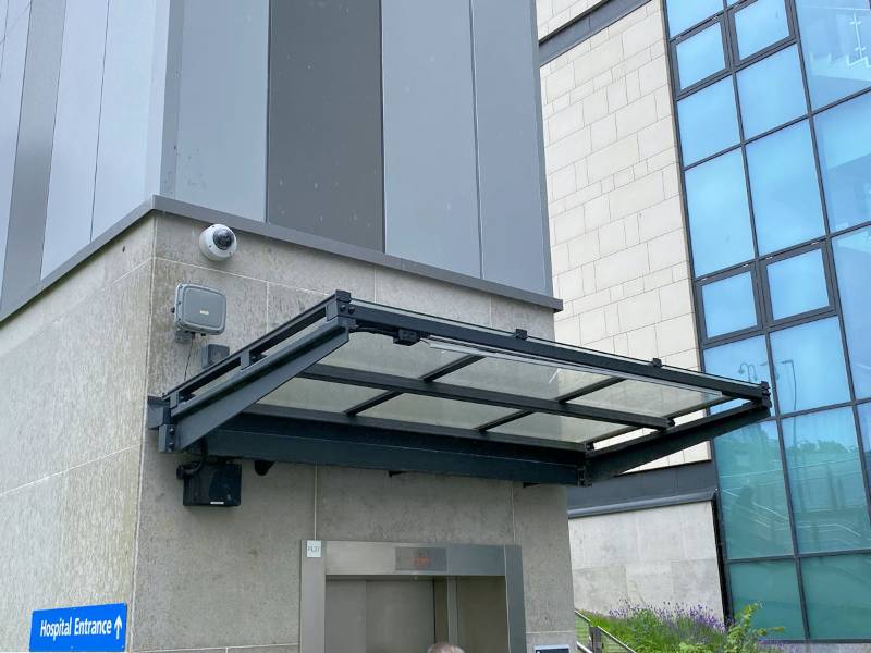 Royal Liverpool University Hospital, Merseyside - Entrance Canopies