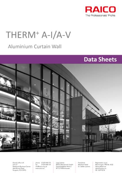 THERM+ A-I/A-V Aluminium Facades