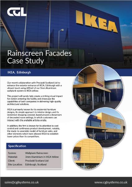 Rainscreen Facades: Wall-plank System: IKEA