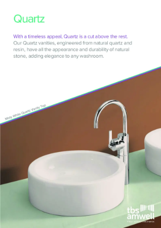 Quartz Vanity Data Sheet