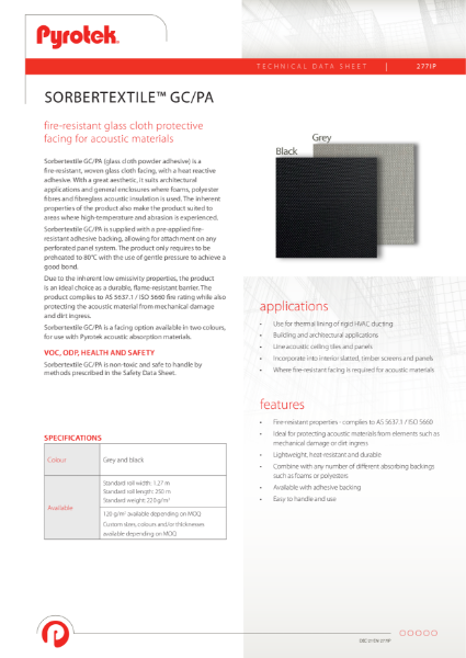 Sorbertextile™ GC/PA