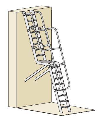 Ships Companion Way Ladders (Landing Platform)
