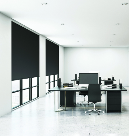 Heavy Duty Roller Blind - 55mm System -  Chain Control with Easi Lift Spring Assist