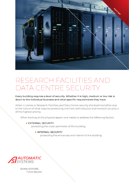 AS_Guide_Data Centre and Research Facilities Document_V02