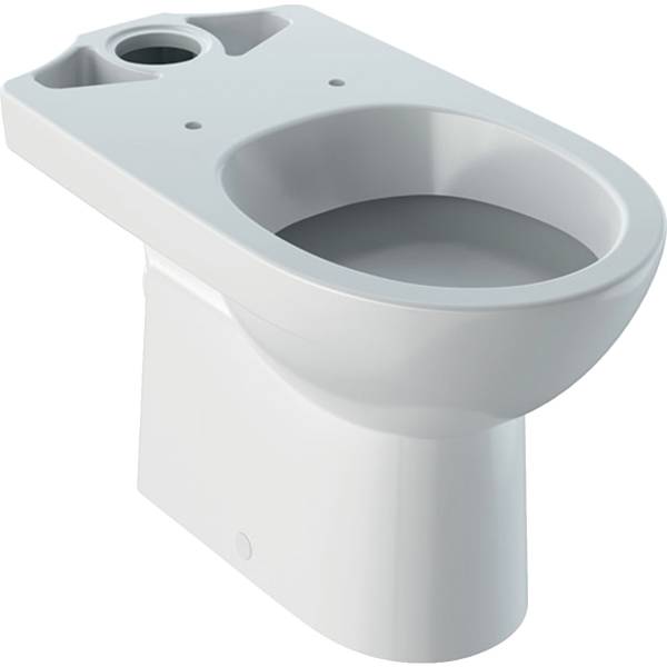 Selnova Floor-Standing WC For Close-Coupled Exposed Cistern, Washdown, Horizontal Outlet, Semi-Shrouded