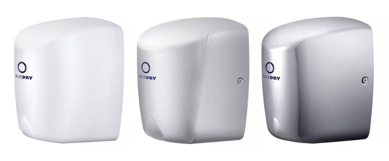 BlueDry Mini Jet Hand Dryer - Compact Jet Hand Dryer