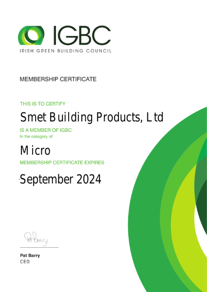 Irish Green Building Council Membership | until Sept 2024
