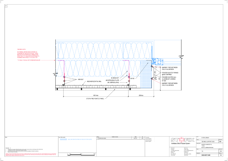 2022-DET-005-A WINDOW JAMB DETAIL TYPE 4