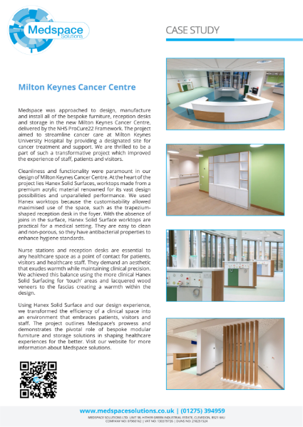 Case Study - Milton Keynes Cancer Centre