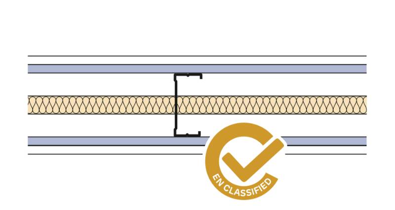 Siniat Single Frame Metal Stud Partition CS90R-12Md12dB-25G - Metal Stud Partitioning